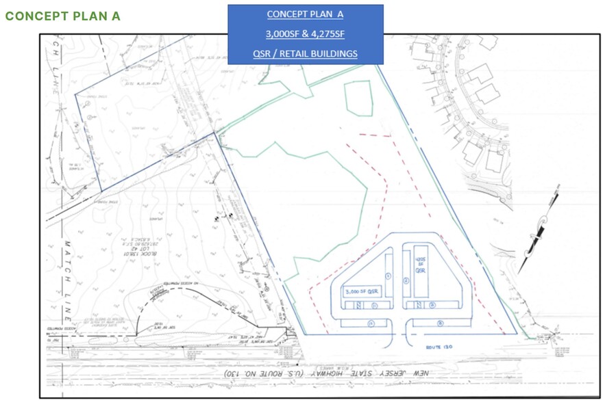 Route 130, Bordentown, NJ for lease - Site Plan - Image 2 of 4