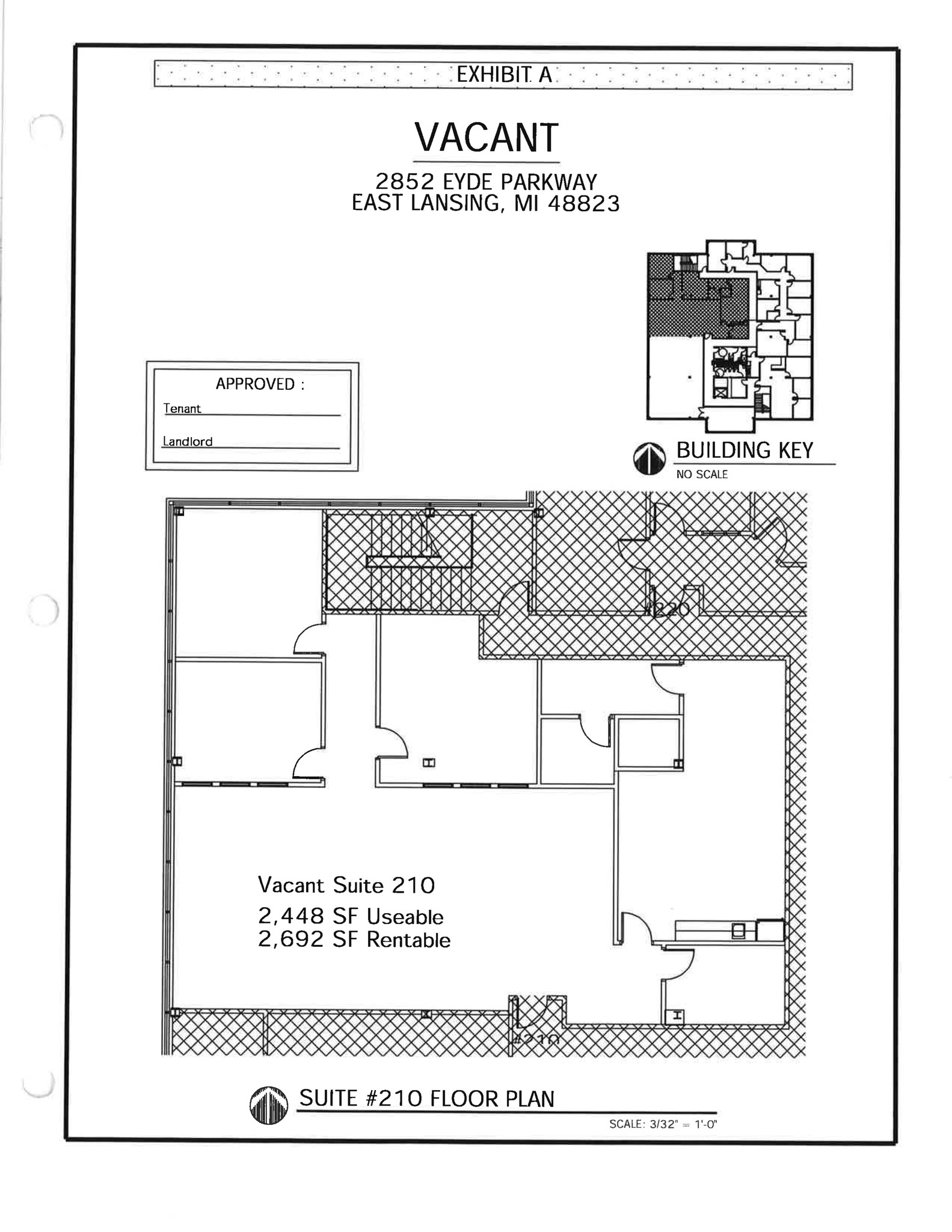 2852 Eyde Pky, East Lansing, MI for lease Site Plan- Image 1 of 1