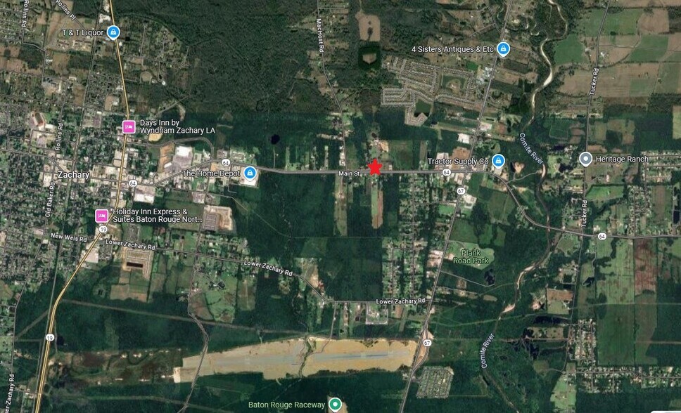 8511 Main St, Zachary, LA for sale - Aerial - Image 2 of 3
