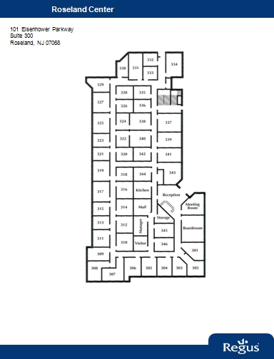 101 Eisenhower Pky, Roseland, NJ for lease Floor Plan- Image 1 of 1