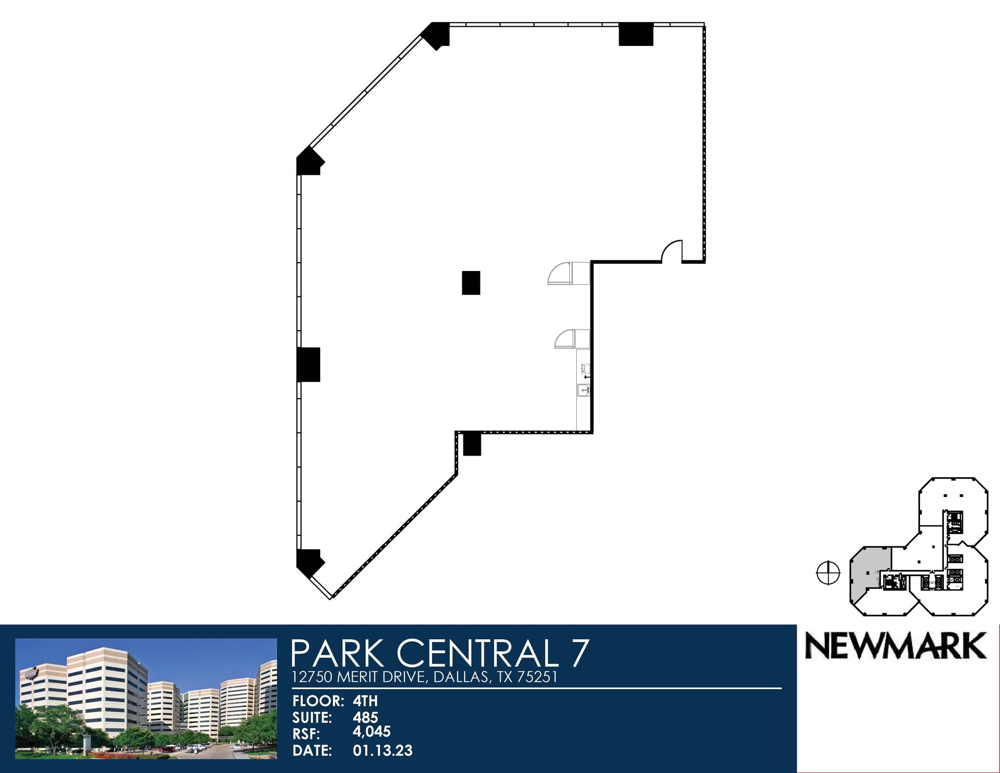 12750 Merit Dr, Dallas, TX for lease Floor Plan- Image 1 of 1