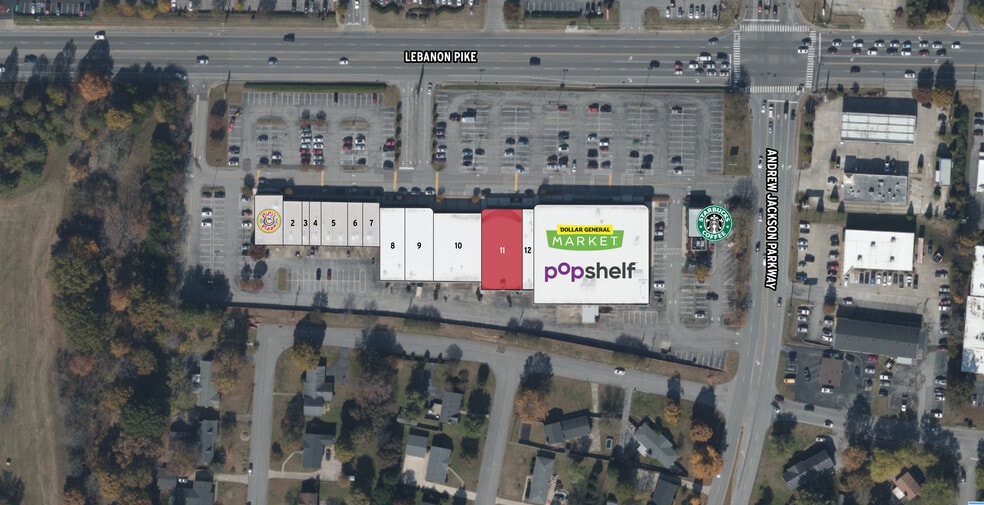 4453-4491 Lebanon Pike, Hermitage, TN for lease - Building Photo - Image 2 of 6