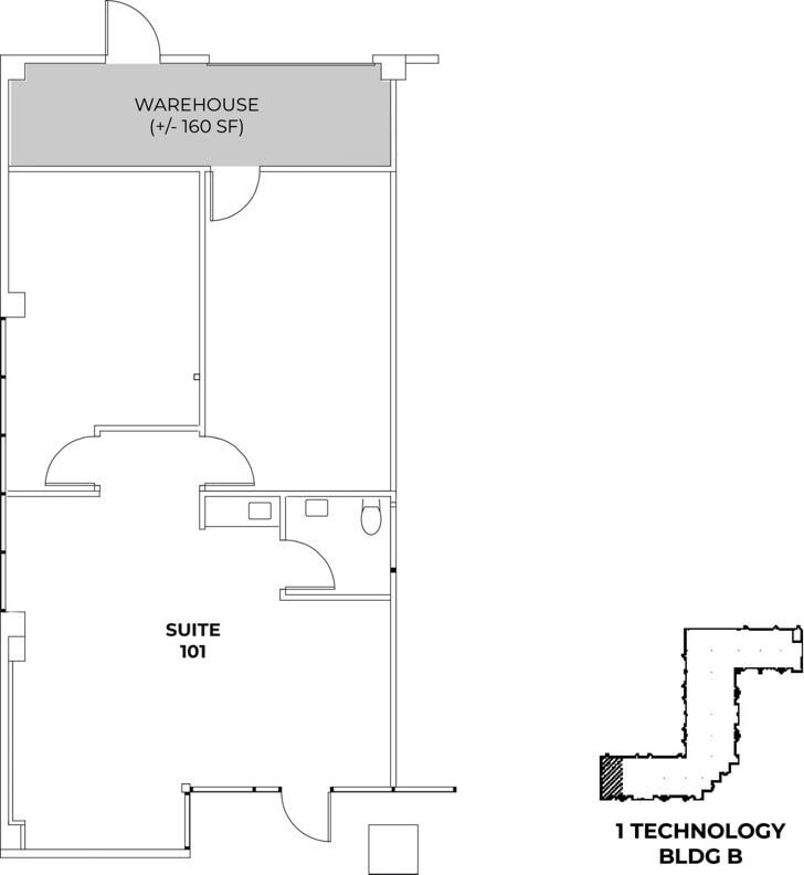 1 Technology Dr, Irvine, CA for lease Floor Plan- Image 1 of 1