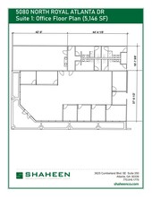 5080 N Royal Atlanta Dr, Tucker, GA for lease Floor Plan- Image 2 of 4