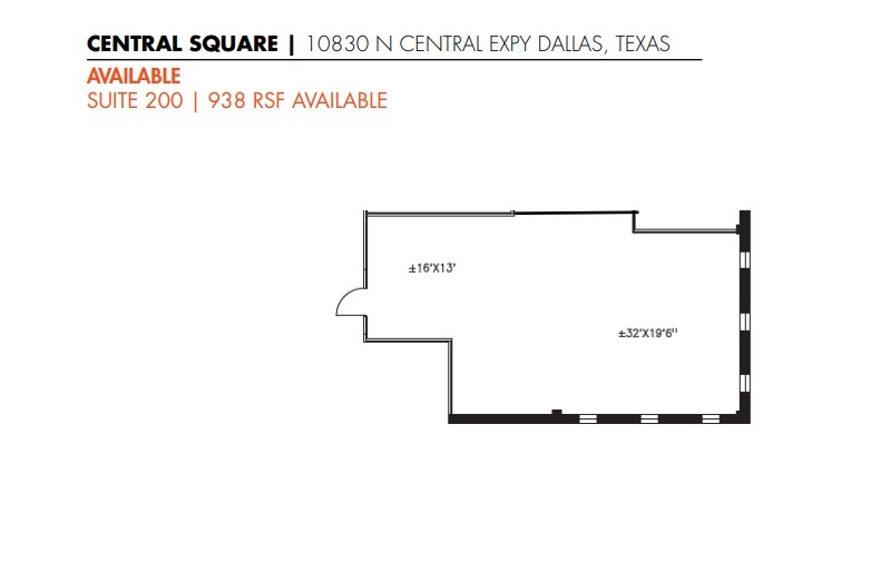 10830 N Central Expy, Dallas, TX for lease Floor Plan- Image 1 of 1