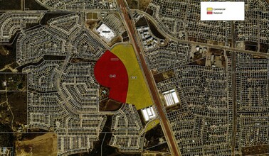 SW Loop 410, San Antonio, TX - aerial  map view