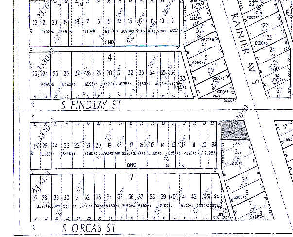 5601 Rainier Ave S, Seattle, WA for sale - Plat Map - Image 3 of 4