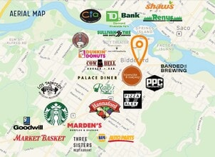 27 Washington St, Biddeford, ME - AERIAL  map view