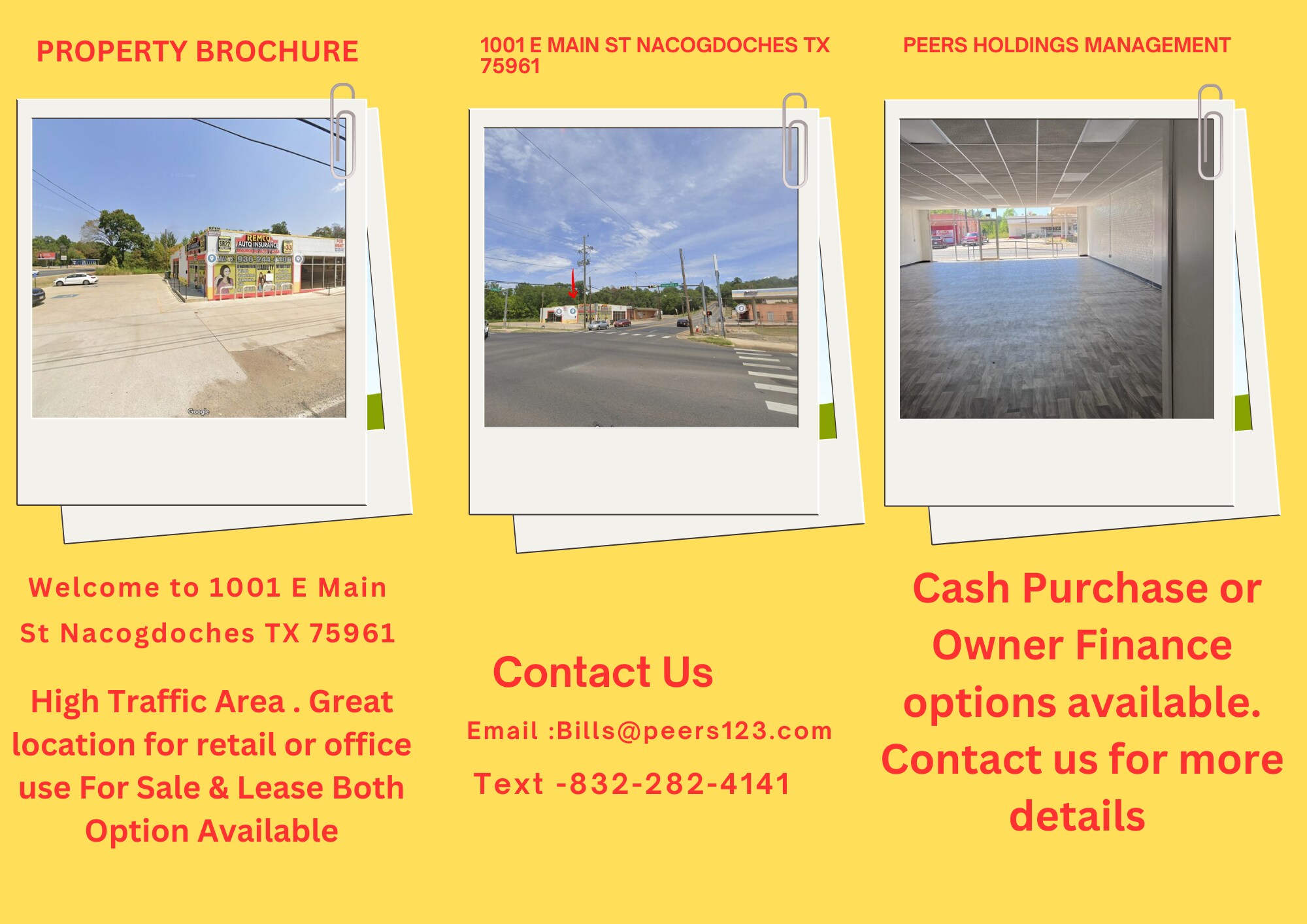 1001 E Main St, Nacogdoches, TX for sale Building Photo- Image 1 of 9