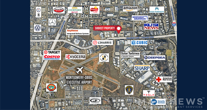 9244 Balboa Ave, San Diego, CA - AERIAL map view - Image1