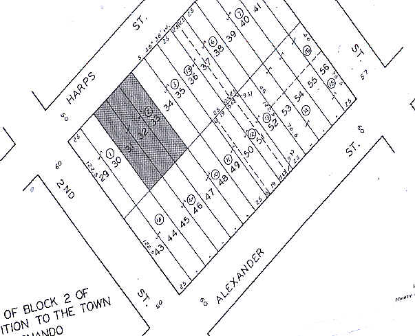 206 Harps St, San Fernando, CA for sale - Plat Map - Image 2 of 4