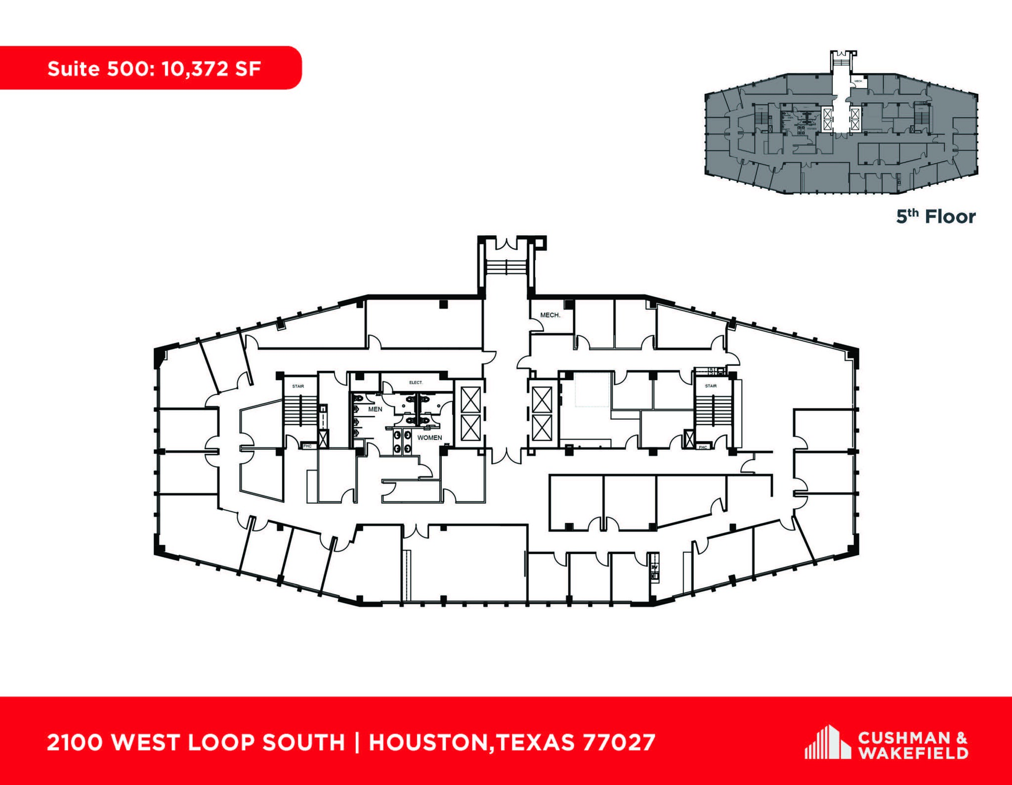 2100 West Loop South, Houston, TX for lease Floor Plan- Image 1 of 1