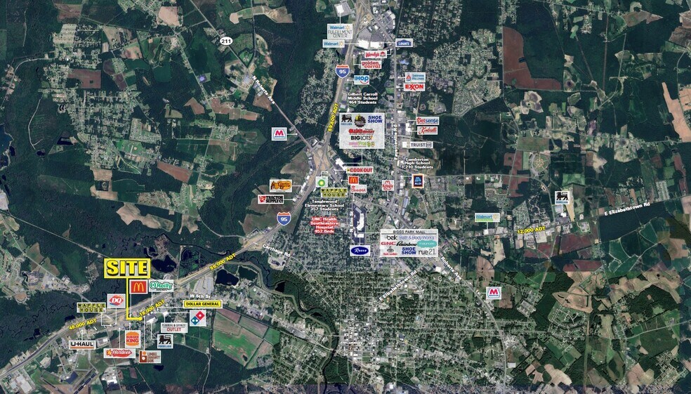 2801 W 5th St, Lumberton, NC for lease - Building Photo - Image 2 of 2