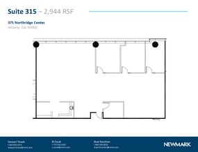 375 Northridge Rd, Atlanta, GA for lease Floor Plan- Image 1 of 1
