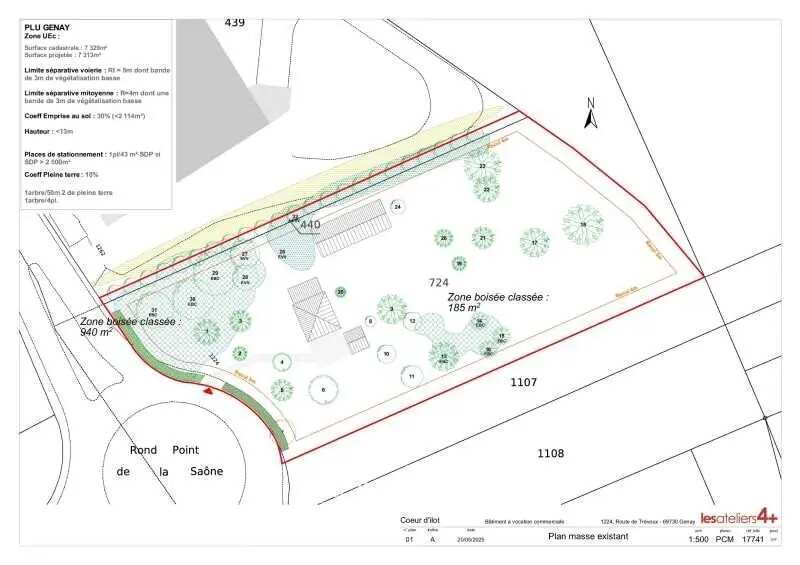 Flex in Genay for lease - Site Plan - Image 1 of 5