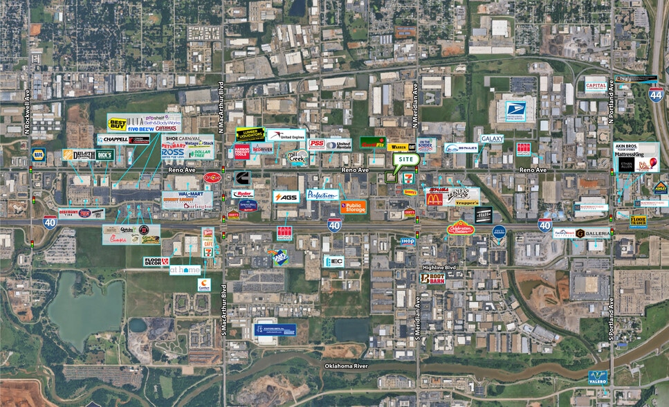 4624 W Reno Ave, Oklahoma City, OK for sale - Aerial - Image 2 of 2