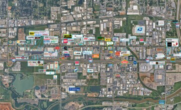 4624 W Reno Ave, Oklahoma City, OK - AERIAL  map view