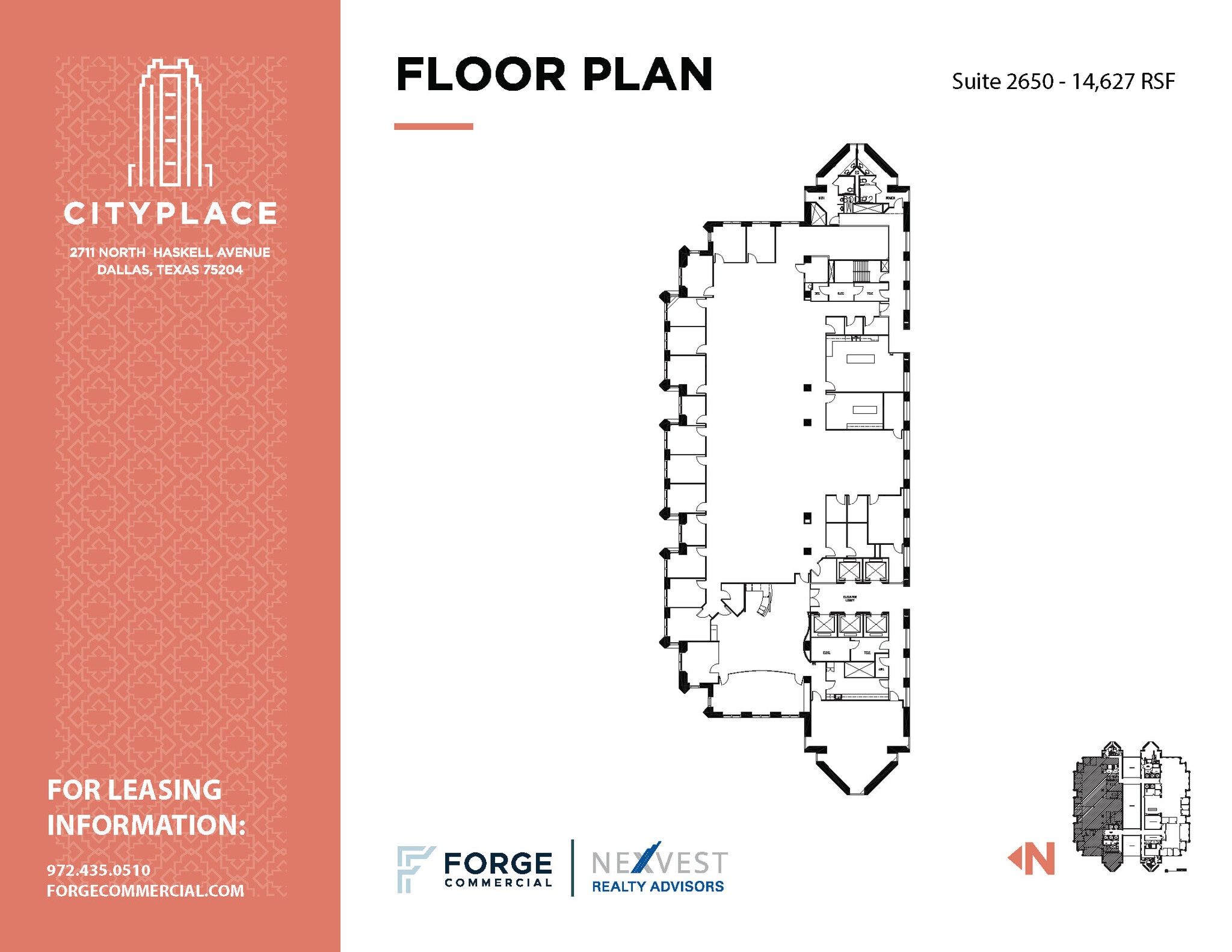 2711 N Haskell Ave, Dallas, TX for lease Floor Plan- Image 1 of 1
