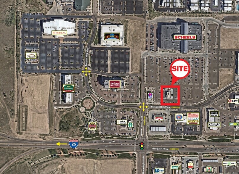 1220 Interquest Pky, Colorado Springs, CO for lease - Aerial - Image 1 of 2