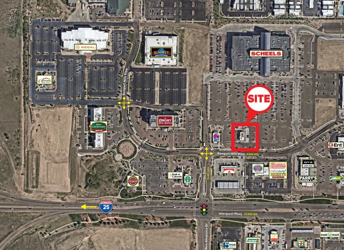 1220 Interquest Pky, Colorado Springs, CO for lease Aerial- Image 1 of 3