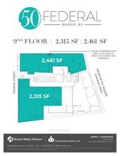 50 Federal St, Boston, MA for lease Floor Plan- Image 2 of 2