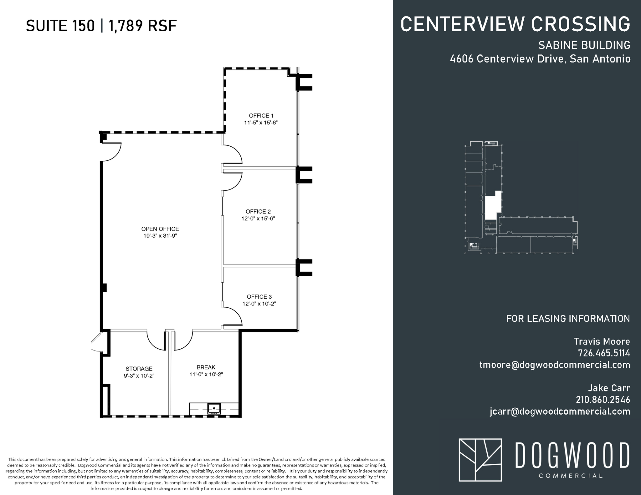 4538 Centerview Dr, San Antonio, TX for lease Floor Plan- Image 1 of 1