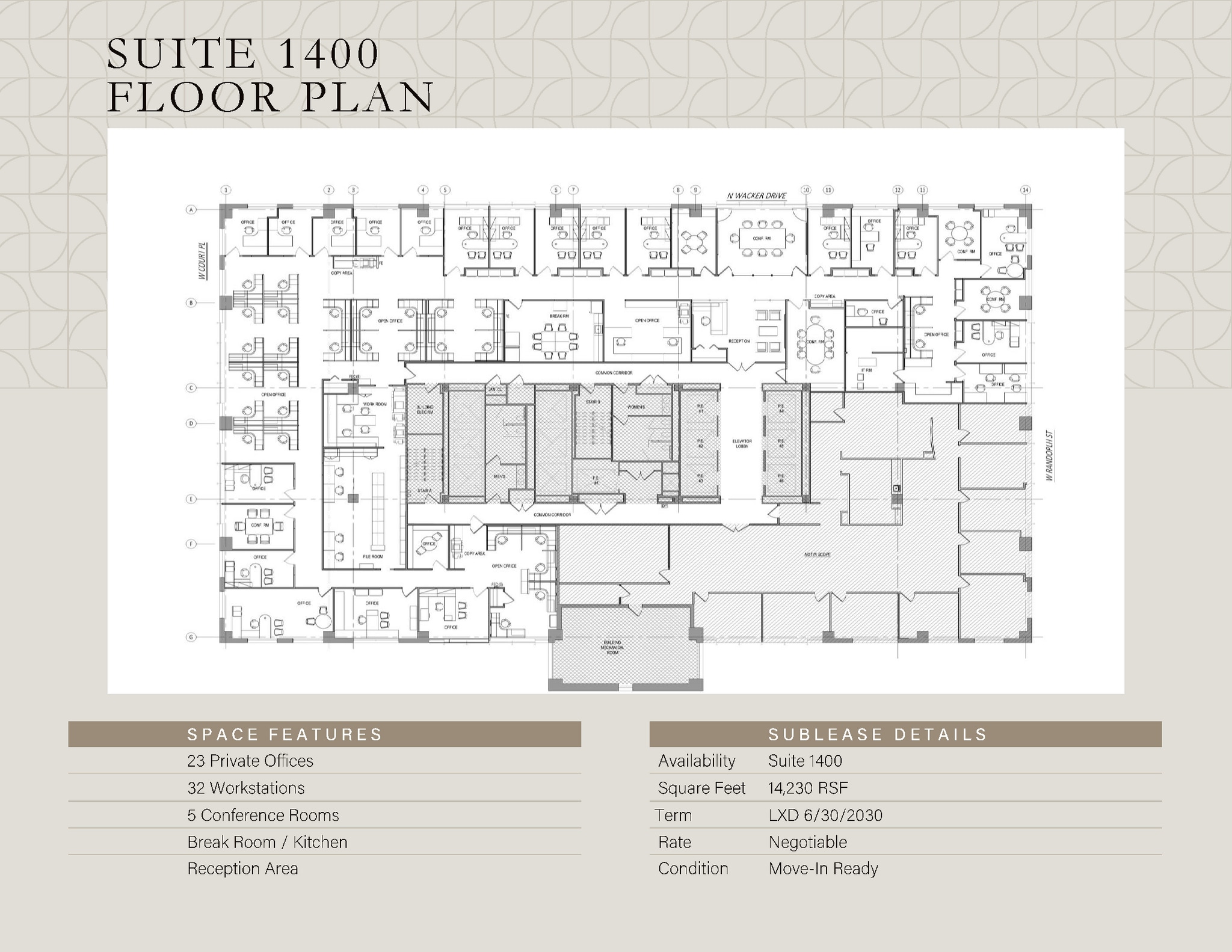 123 N Wacker Dr, Chicago, IL for lease Interior Photo- Image 1 of 1