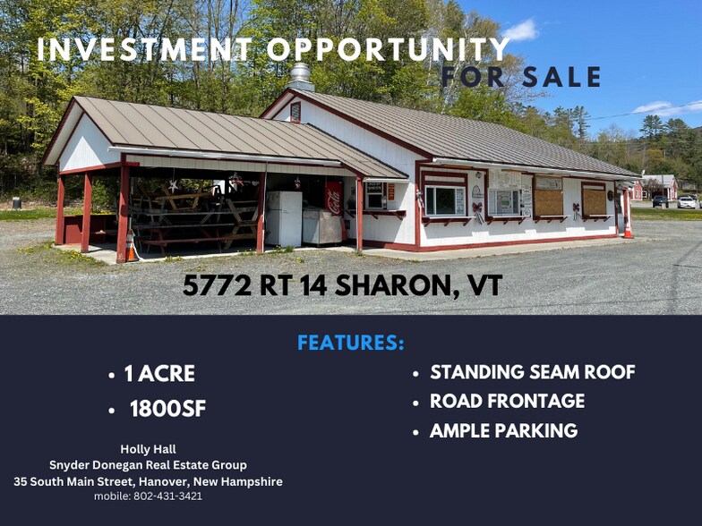 5771 VT-14, Sharon, VT for sale - Primary Photo - Image 1 of 1
