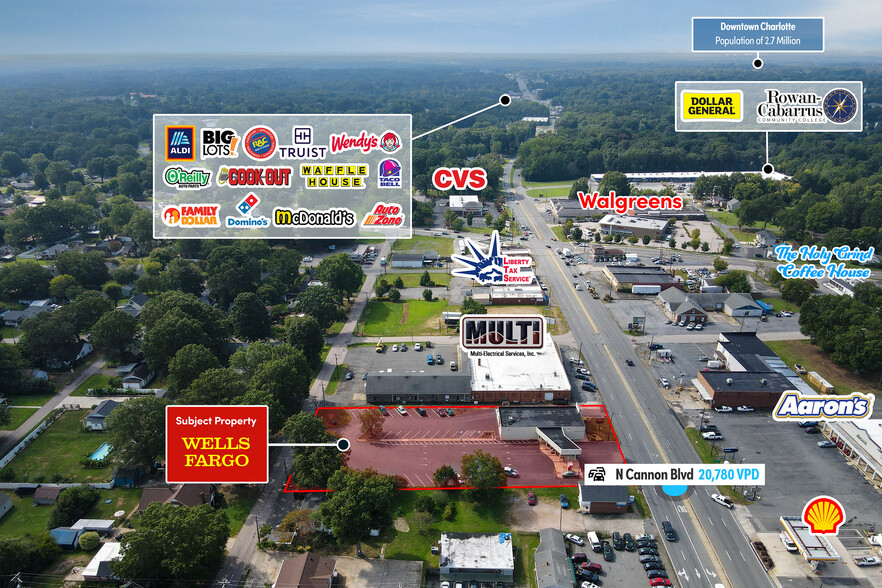 704 N Cannon Blvd, Kannapolis, Nc 28083 - Wells Fargo (dark)(charlotte 