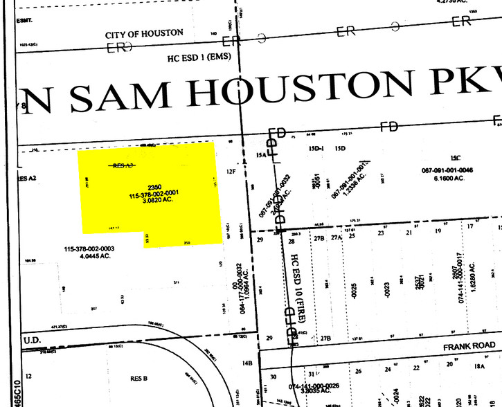 2350 North Belt Tower, Houston, TX for sale - Plat Map - Image 2 of 9