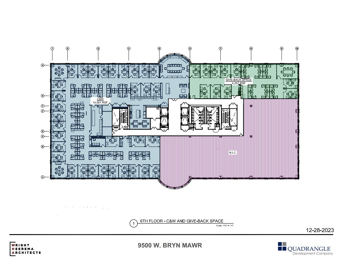 9500 W Bryn Mawr Ave, Rosemont, IL for lease Floor Plan- Image 1 of 1