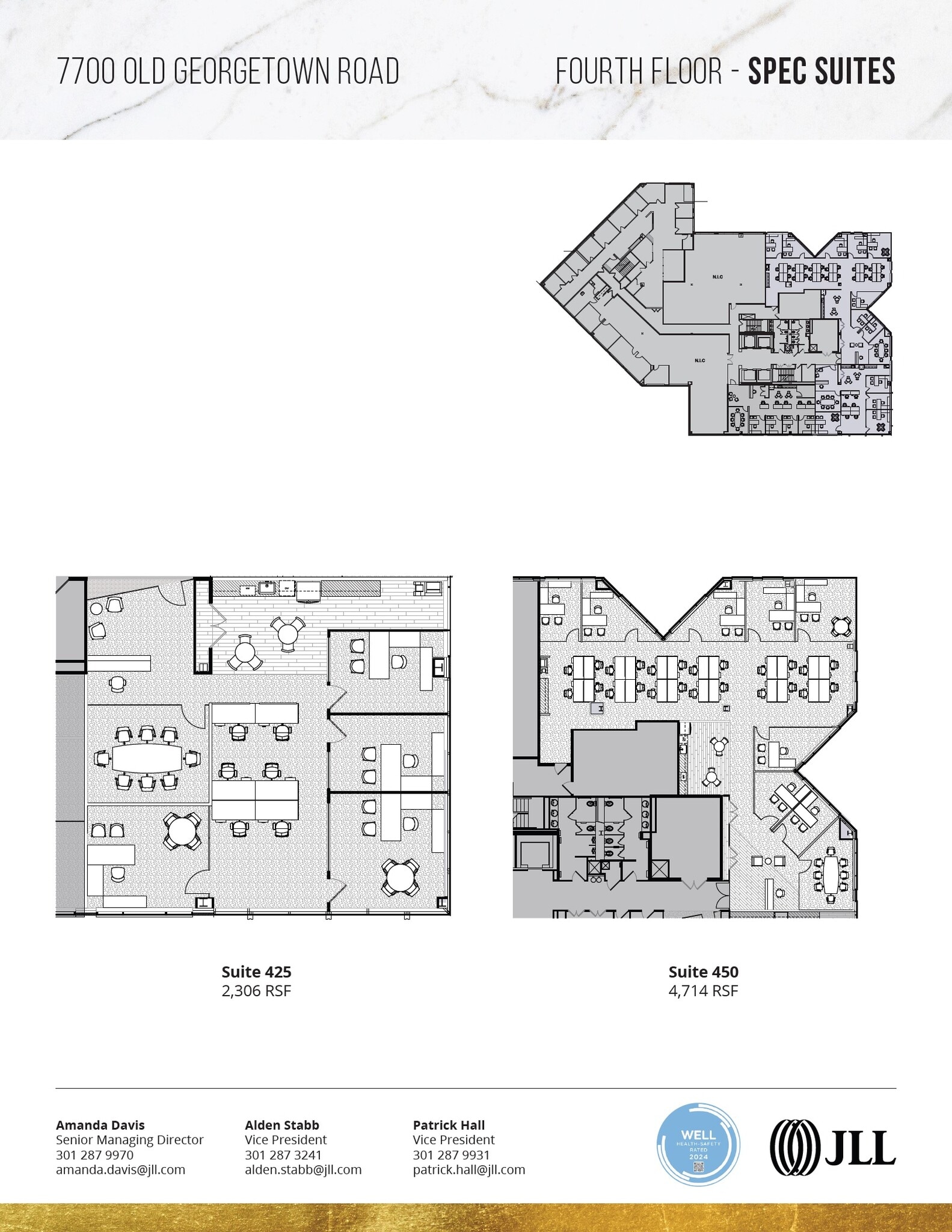 7700 Old Georgetown Rd, Bethesda, MD for lease Floor Plan- Image 1 of 1