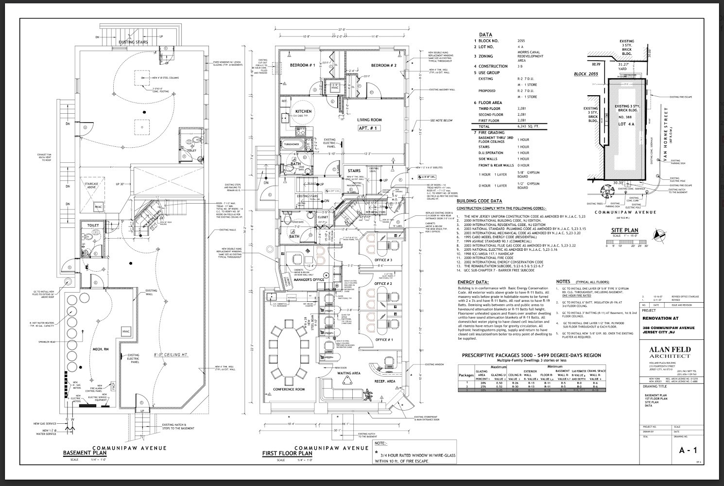 388 Communipaw Ave, Jersey City, NJ for lease Floor Plan- Image 1 of 3