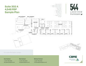 544 Lakeview Pky, Vernon Hills, IL for lease Floor Plan- Image 2 of 4