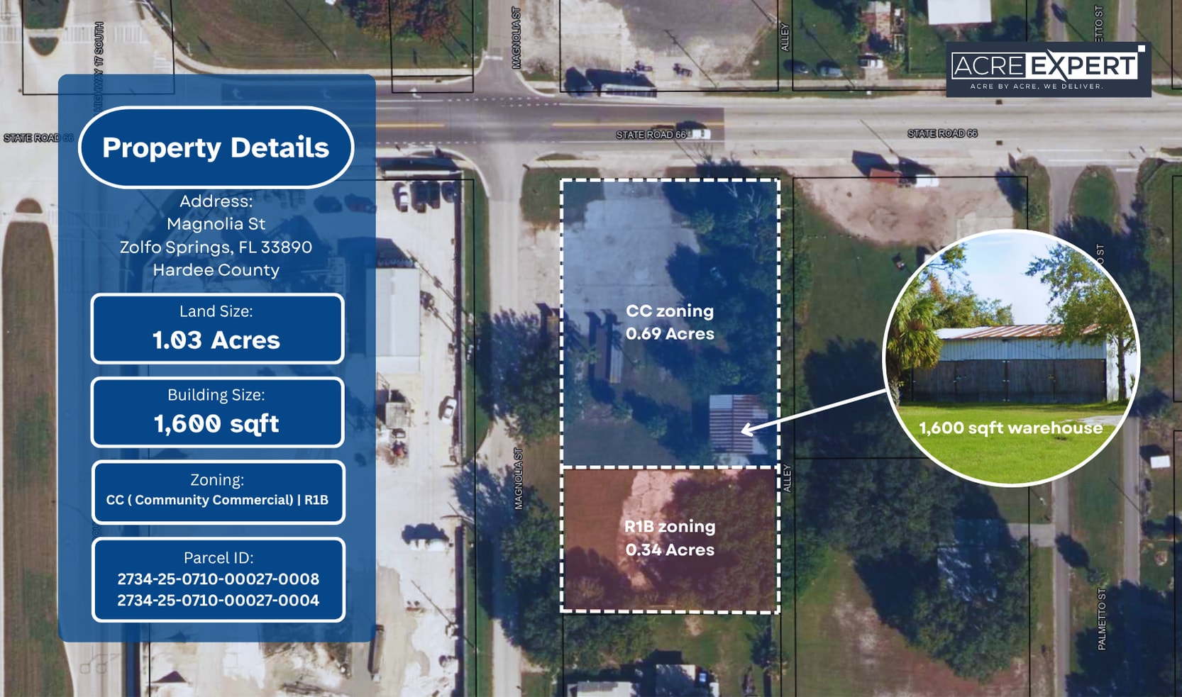 Magnolia St, Zolfo Springs, FL for sale Primary Photo- Image 1 of 2