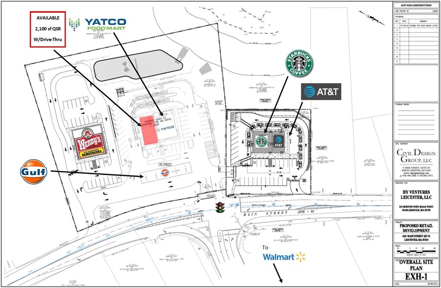 1603-1605 Main St, Leicester, MA for lease - Site Plan - Image 1 of 5