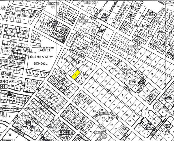 509 Main St, Laurel, MD for sale Plat Map- Image 1 of 1