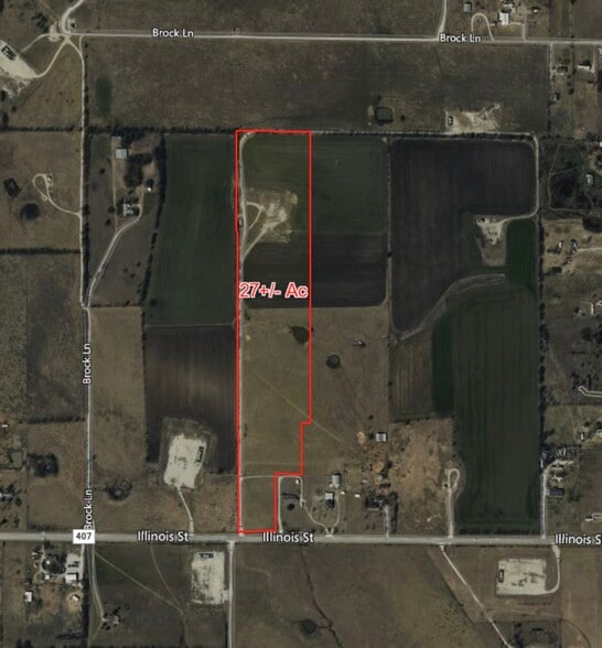 2131 Illinois St, Rhome, TX for sale - Aerial - Image 2 of 2