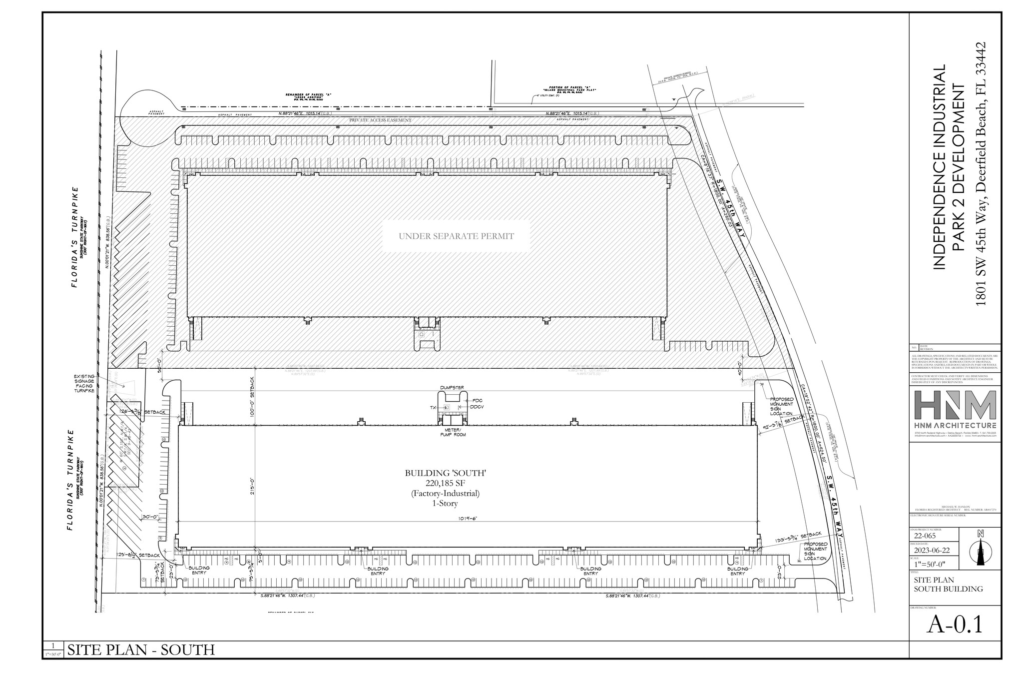 1701 SW 45th Way, Deerfield Beach, FL for lease Site Plan- Image 1 of 2