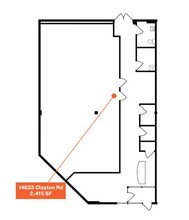 14815-14855 Clayton Rd, Chesterfield, MO for lease Floor Plan- Image 1 of 2