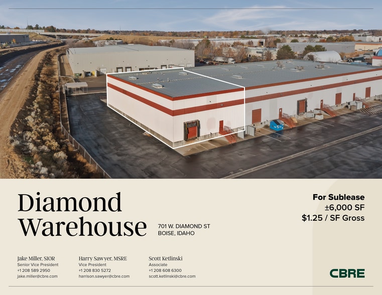 701-729 W Diamond St, Boise, ID for lease - Building Photo - Image 1 of 2