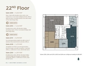 600 B St, San Diego, CA for lease Floor Plan- Image 1 of 1
