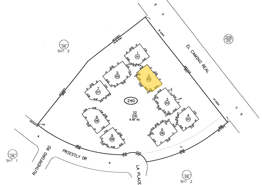 5946 Priestly Dr, Carlsbad, CA for lease - Plat Map - Image 2 of 8