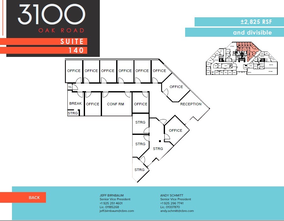 3100 Oak Rd, Walnut Creek, CA for sale Floor Plan- Image 1 of 1