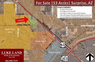 More details for Grand Avenue & Jomax Rd, Surprise, AZ - Land for Sale