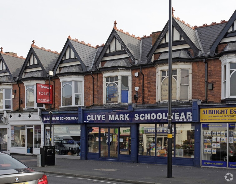 407-411 Birmingham Rd, Sutton Coldfield for sale - Primary Photo - Image 1 of 1