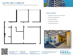 10400 W Higgins Rd, Rosemont, IL for lease Floor Plan- Image 1 of 1