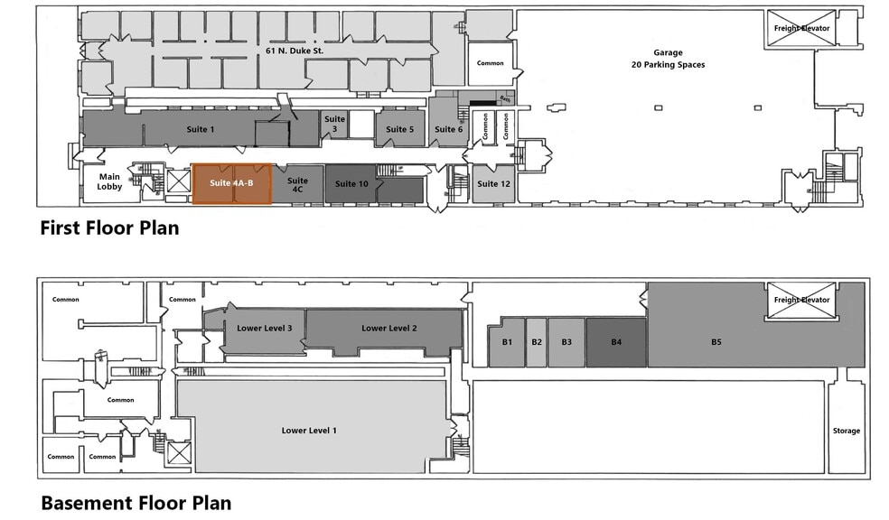 53 N Duke St, Lancaster, PA for lease - Floor Plan - Image 3 of 11