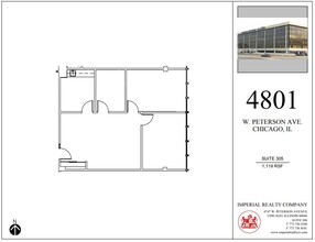 4801 W Peterson Ave, Chicago, IL for lease Floor Plan- Image 1 of 6