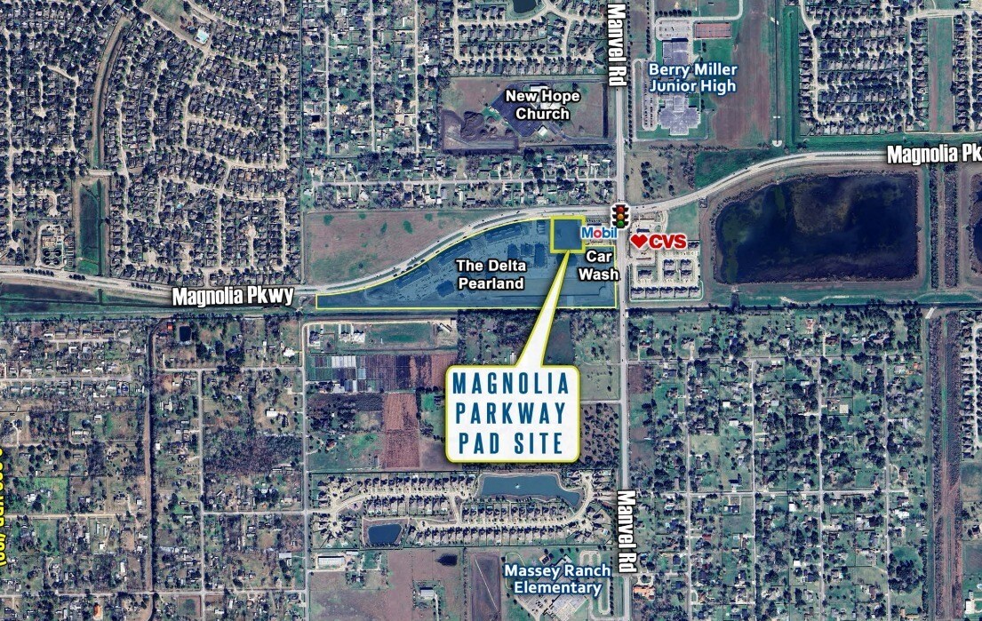 SWC of Magnolia Parkway and Manvel Road, Pearland, TX for lease Building Photo- Image 1 of 2